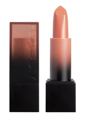 HUDA BEAUTY Power Bullet Cream Glow Hydrating Lipstick • Bossy Brown Hustla